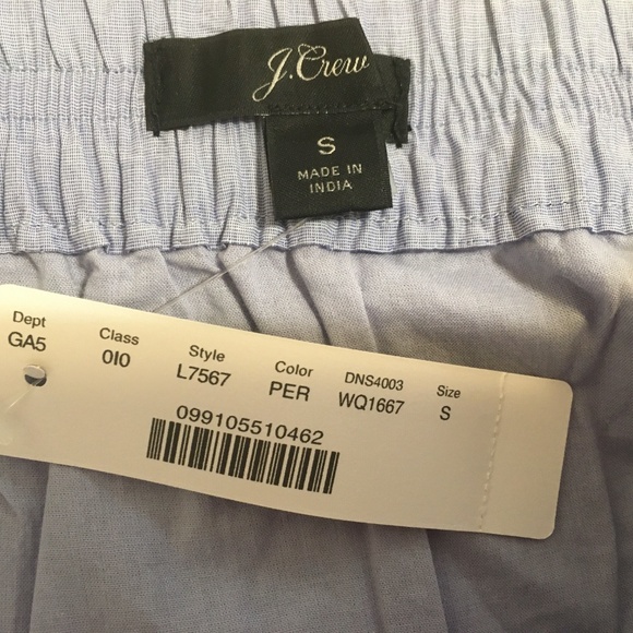 JCrew Chambray, Rickrack Skirt, Size SMALL, NWT - Picture 3 of 3